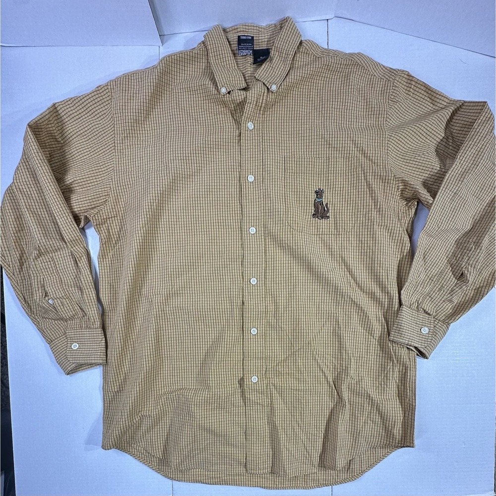 Vintage 90s Cartoon Network Scooby-Doo Shirt Studio Store M Embroidered Dog‎